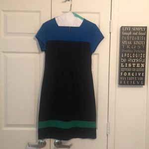 Color Block DKNY Dress